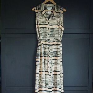 Studio 1 | Sleeveless Button Up Maxi Dress